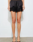 Eloise Satin Lace Shorts