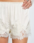 Eloise Satin Lace Shorts
