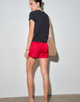 Flinn Satin Track Shorts