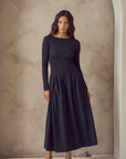 Celeste Drop Waist Midi Dress
