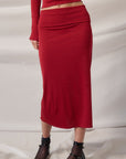 Harley Shimmer Midi Skirt