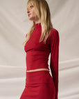 Harley Mock Neck Top