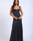 Polka Dot Maxi Dress