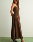 Gemma Gingham Maxi Dress