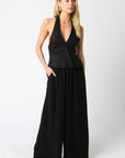Charlie Linen Halter Top