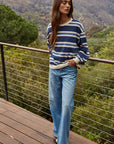 Catch You Later Striped Top