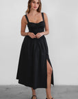 Loretta Poplin Midi Dress