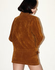 Amber Suede Skort