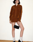 Amber Suede Skort