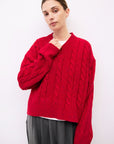Pierre Cable Knit Sweater