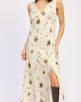 Brady Floral Midi Dress