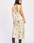Brady Floral Midi Dress