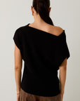 Callie Wide Shoulder Knit Top