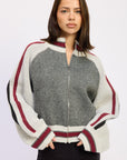 Maggie Zip Cardigan