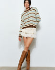 Rachel Striped Cardigan