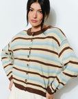 Rachel Striped Cardigan