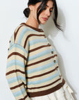 Rachel Striped Cardigan