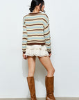 Rachel Striped Cardigan
