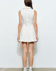 Martine Pleated Mini Dress