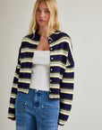 Rina Striped Cardigan
