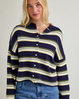 Rina Striped Cardigan