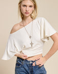 Freya Flutter Sleeve Top