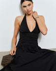 Erica Halter Poplin Dress