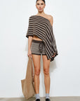 Tamsin Striped Knit Shorts