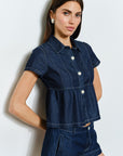 Harper Chambray Top