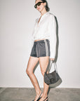 Flinn Satin Track Shorts