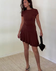 Petra Asymmetric Mini Dress