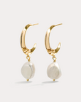 Luna Baroque Pearl Earrings by Lili Claspe