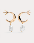 Luna Baroque Pearl Earrings by Lili Claspe