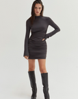 Ciella Ruched Mini Dress