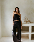 Novella Linen Tube Top