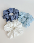 Coastal Satin Scrunchies