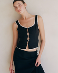 Viola Linen Top