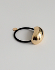 Bold Crescent Metal Hair Tie