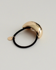 Bold Crescent Metal Hair Tie
