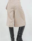 Lindsay Belted Capri Shorts