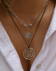 Ashton Spiral Cord Necklace by Mod + Jo