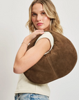 Farrah Suede Hobo Bag