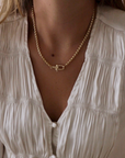 Nova Round Box Chain Necklace
