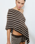 Tamsin Striped Knit Shorts