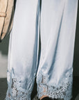 Mireya Satin Lace Pants