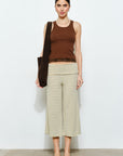 Hanna Foldover Culotte Pants