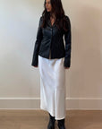 Victoria Vegan Leather Blazer