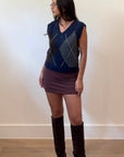 Sydney Argyle Sweater Vest