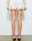 Eloise Satin Lace Shorts