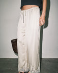 Mireya Satin Lace Pants